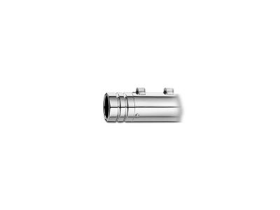 664021 - SUPERTRAPP 3,5" End Caps Grooved Chrome 3,5"