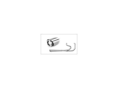 664047 - SUPERTRAPP 2:1 SuperMegs Exhaust Chrome 4"