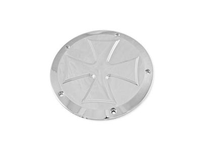 682087 - HKC Iron Cross Derby Cover 3-hole Aluminium Polished