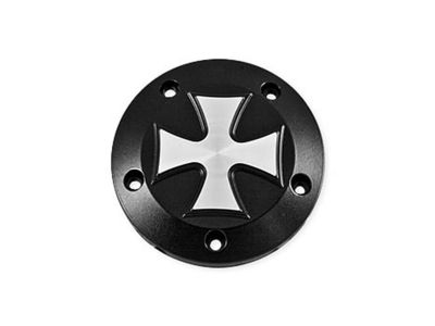 682118 - HKC Point Cover Iron Cross, 5-hole Black Satin