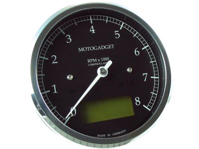 683741 - motogadget MG CHRONOCLASSIC 8K SCALE GREEN LCD Tachometer