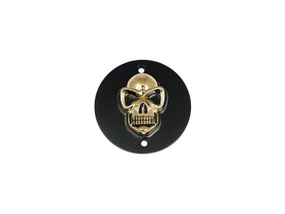 688219 - CCE Skull Point Cover 2-hole, horizontal Black Gold