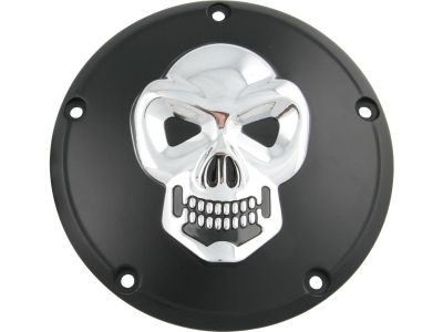 688222 - CCE Skull Derby Cover 5-hole Black Chrome