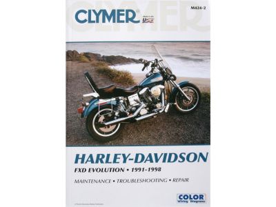 6890424 - CLYMER Reparaturhandbuch For Dyna Series 91-98