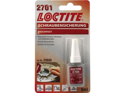 690045 - Loctite Threadlocker 2701 Heavy Duty Strenghts - 5ml