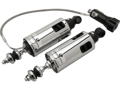 690182 - PROGRESSIVE 422 Series with Remote Adjustable Preload Twin Shocks With remote preload adjuster Chrome