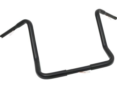 693683 - SANTEE 17 Dresser Ape Hanger Handlebar Non-Dimpled 3-Hole Black Powder Coated 1 1/4" Throttle By Wire Throttle Cables