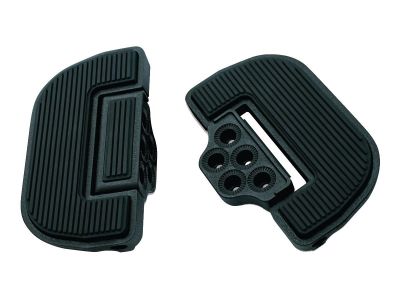 774357 - Küryakyn Ribbed Folding Boards for Driver or Passenger Black