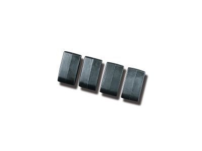 778023 - Küryakyn Dually ISO and Trident Pegs Replacement Rubbers Black