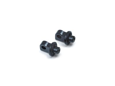 778888 - Küryakyn Splined Peg Adapters Gloss Black Gloss