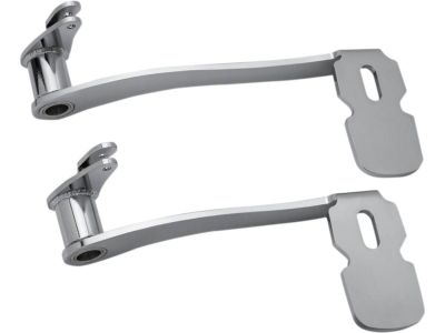 779670 - Küryakyn Extended Brake Pedals, For Models Without Fairing Lowers, Chrome Extended Brake Pedal