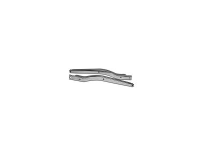 78315 - CCE OEM Reproduction Chrome Fender Struts Set Turn signal holes have been removed Chrome