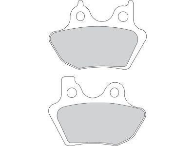 8009014 - Motor Factory Organic Replacement Brake Pads Organic Rear