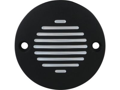 890379 - CCE Stanza Point Cover 2-hole, horizontal Black Cut