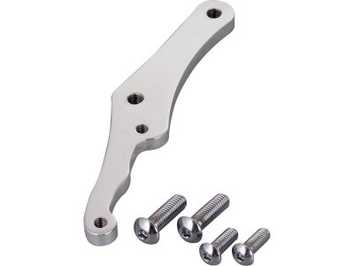 890818 - KUSTOM TECH 4 Piston Front Bracket, For 11,5" Rotor, Left and Right, Polished