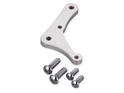 890820 - KUSTOM TECH 4 Piston Front Bracket, For 8,5" Rotor, Left and Right, Polished