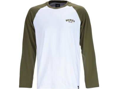 892763 - Dickies Baseball Raglan Long Sleeve T-Shirt White   L