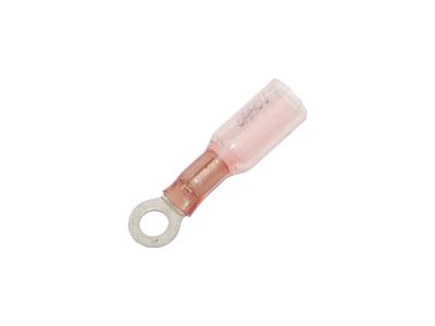 893280 - NAMZ Ring Terminal 0,7-1,2 mm Heat Sealable #8 Pink