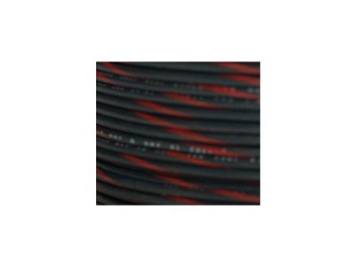893384 - NAMZ OEM Colored 1mm Wire Spools Black, Red Stripe