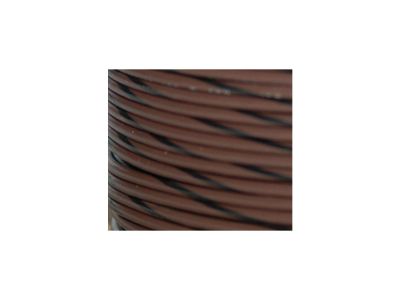 893385 - NAMZ OEM Colored 1mm Wire Spools Brown, Black Stripe