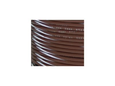 893388 - NAMZ OEM Colored 1mm Wire Spools Brown, White Stripe