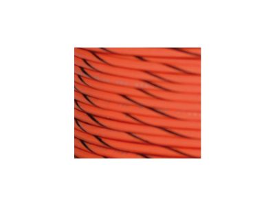 893392 - NAMZ OEM Colored 1mm Wire Spools Orange, Black Stripe
