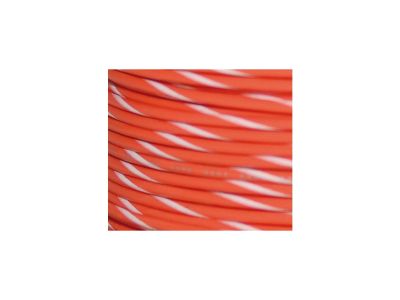 893393 - NAMZ OEM Colored 1mm Wire Spools Orange, White Stripe