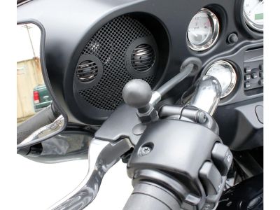 893913 - RAM Mount Mirror Post Base With 1" Rubber Ball For Harley Davidson Motorcycles Mirror Mount