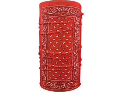 894484 - ZANheadgear Red Paisley Motley Polyester Series Tube | One Size Fits All