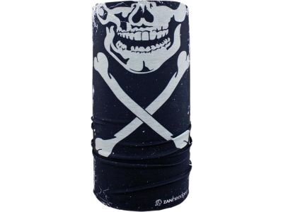 894488 - ZANheadgear Skull Xbones Motley Polyester Series Tube | One Size Fits All