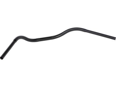 895380 - HIGHWAY HAWK 1" Beach Bar Handlebar Non-Dimpled 3-Hole Black 1" Throttle By Wire Throttle Cables