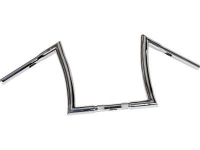 895387 - HIGHWAY HAWK 12 Bad Ape Hanger Handlebar Non-Dimpled 3-Hole Chrome 1 1/4" Throttle By Wire Throttle Cables
