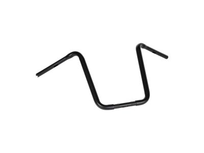 895396 - HIGHWAY HAWK 1 1/4" Narrow Ape Hanger Handlebar Non-Dimpled 3-Hole Black Powder Coated 1 1/4" Throttle By Wire Throttle Cables