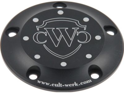 895492 - CULT WERK Point Cover 5-hole Black Anodized