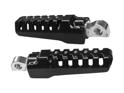 897366 - BURLY Razorback Footpegs Gloss Black, Powder Coated