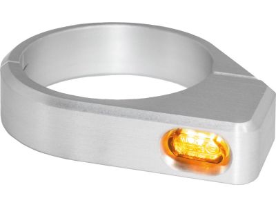 899995 - HeinzBikes ZC-Line Micro LED Turn Signal Silver Anodized Smoke LED