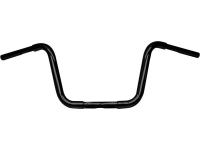 910798 - FEHLING 310 Fat Ape Hanger Handlebar with 1" Clamp Diameter Dimpled 3-Hole Black Powder Coated 1 1/4" Throttle Cables