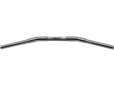 910828 - FEHLING 1 1/4" Fat Drag Bar Handlebar with 1" Clamp Diameter Dimpled 3-Hole Chrome 820 mm Throttle Cables