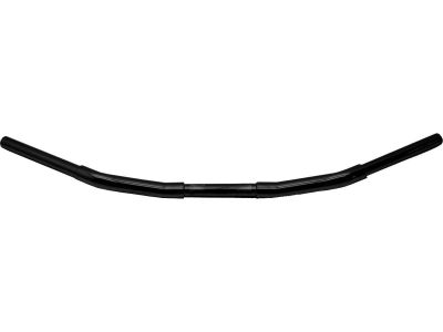 910831 - FEHLING 1 1/4" Fat Flyer Bar Handlebar with 1" Clamp Diameter Dimpled 3-Hole Black Powder Coated 1 1/4" Throttle Cables