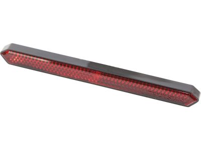910889 - SHIN YO Slim Rectangular Self-Adhesive Reflector With self-adhesive tape, Dimensions: Width: 132 mm, Height: 13 mm, Depth: 9 mm, Reflector surface: Width: 129 mm, Height: 10 mm Red