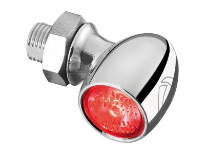 910919 - KELLERMANN Atto® RB LED Taillight Horizontal mount, Clear Lens Chrome Clear LED