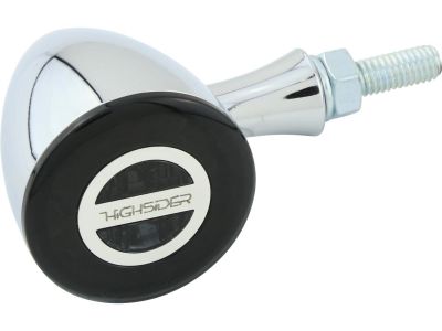 911499 - HIGHSIDER Rocket Bullet LED Turn Signal/Position Light Chrome Smoke LED
