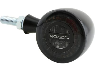 911503 - HIGHSIDER Rocket Bullet LED Turn Signal/Taillight/Brake Light Black Smoke LED