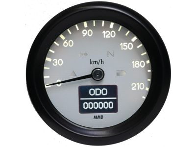 911648 - MMB ELT60 Basic Tachometer Scale: 220 km/h; Scale Color: white
