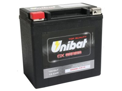 911756 - Unibat CX14 Heavy Duty Batterie AGM, 275 A, 12.0 Ah