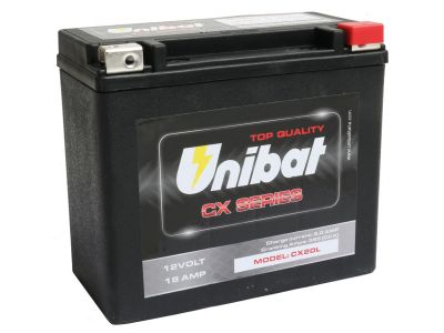 911760 - Unibat CX20L Heavy Duty Batterie AGM, 385 A, 18.0 Ah