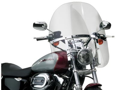 911873 - National Cycle SwitchBlade 2-Up Quick Release Windshield Height: 26,5", Width: 23" Clear