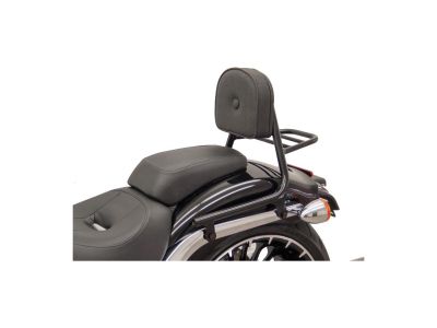 912581 - FEHLING Sissy Bar with Pad and Rack Gloss Black