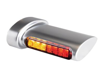912658 - HeinzBikes Winglet 3in1 LED Turn Signals/Taillight/Brake Light Chrome Satin Smoke LED