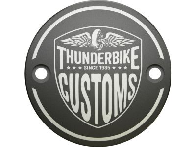 913094 - New Custom Point Cover 2-hole, with Thunderbike-Logo Bi-Color Anodized